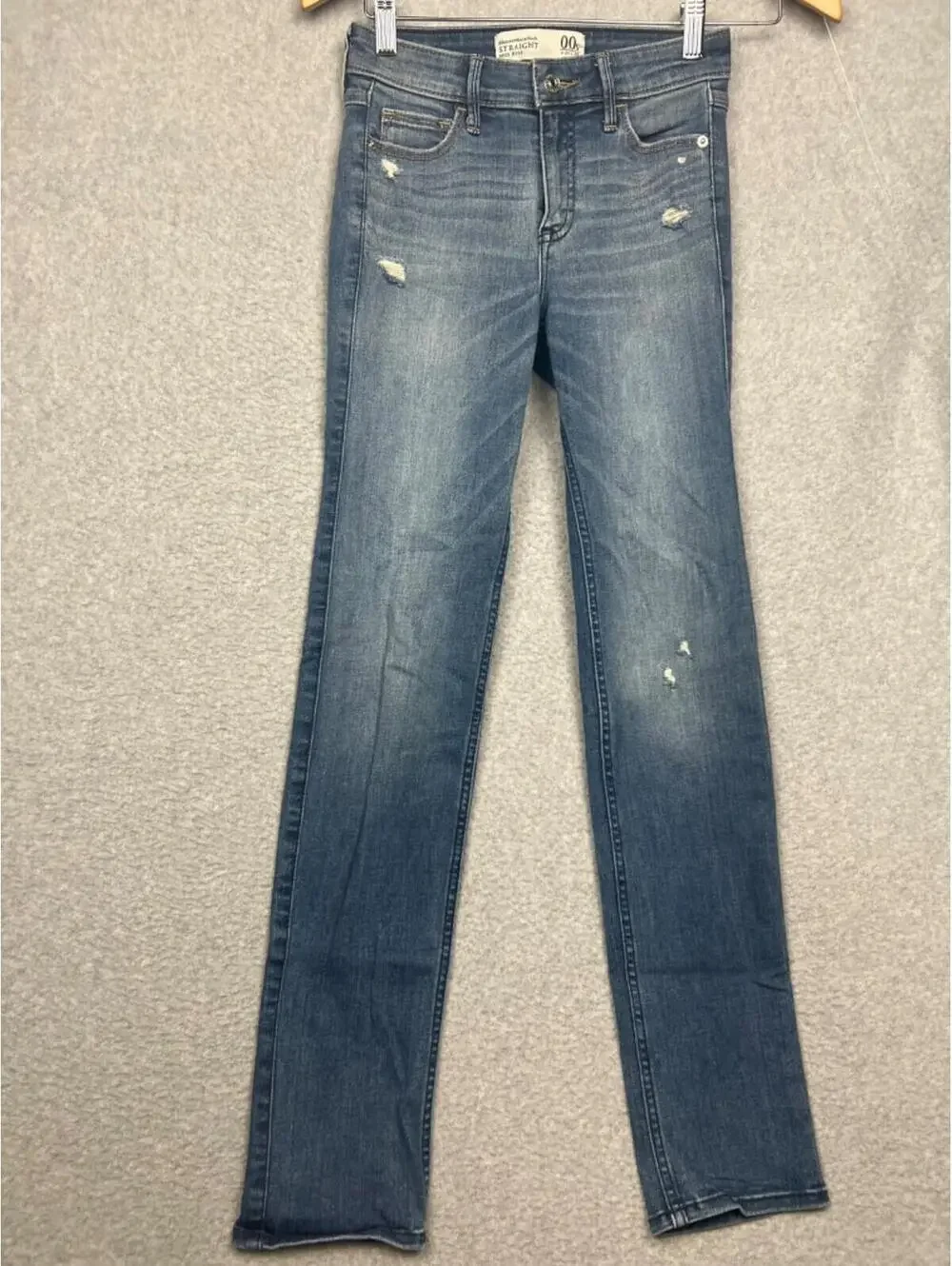 Abercrombie & Fitch Denim Jeans Womens 00S Straight Mid Rise Classic Casual